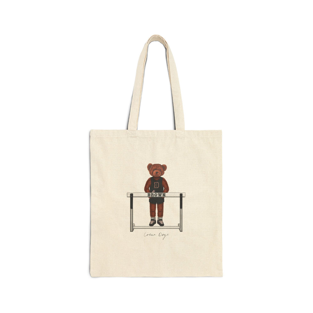 Brown Hurdles Tote Bag