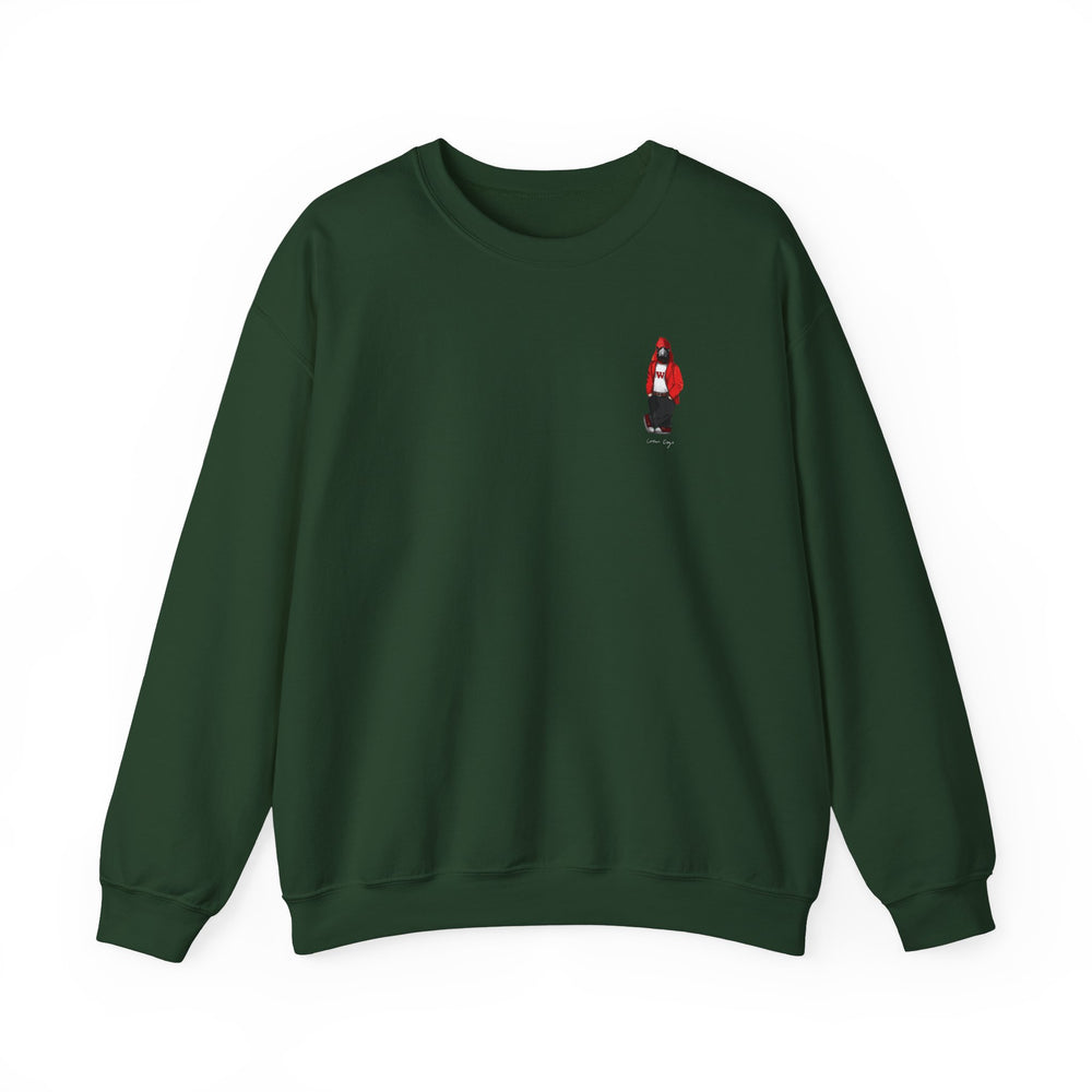 Wesleyan Crewneck (side)