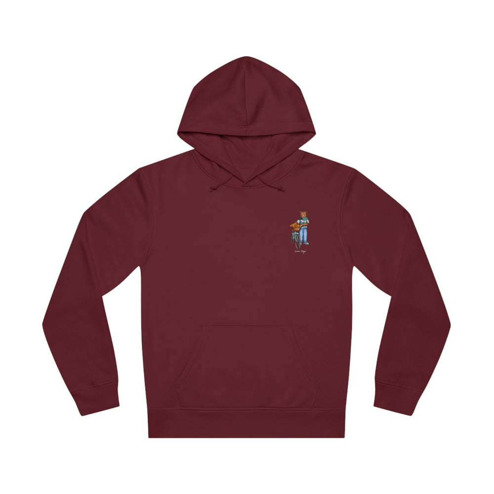 Cambridge Cyclist Hoodie (side)