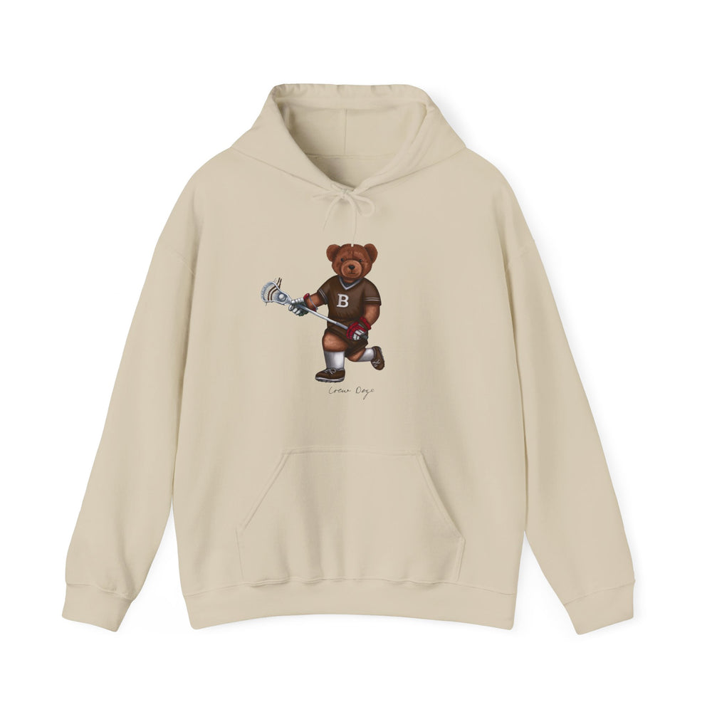 Brown Lacrosse Hoodie 1