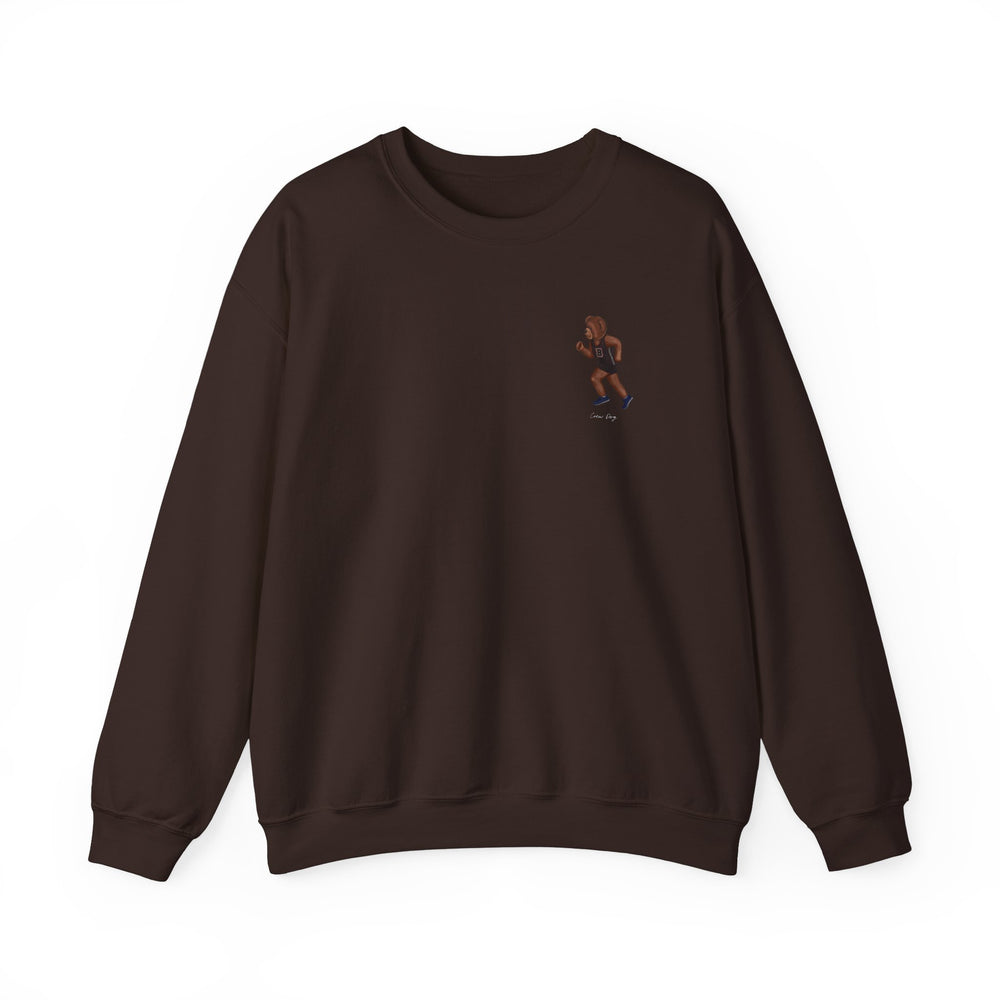 
                      
                        Brown Women's XC and Track Crewneck (side)
                      
                    