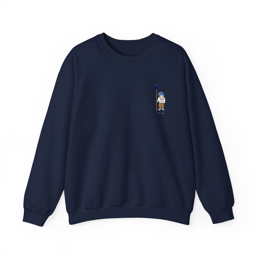 
                      
                        UCBC Oxford Crewneck (side)
                      
                    