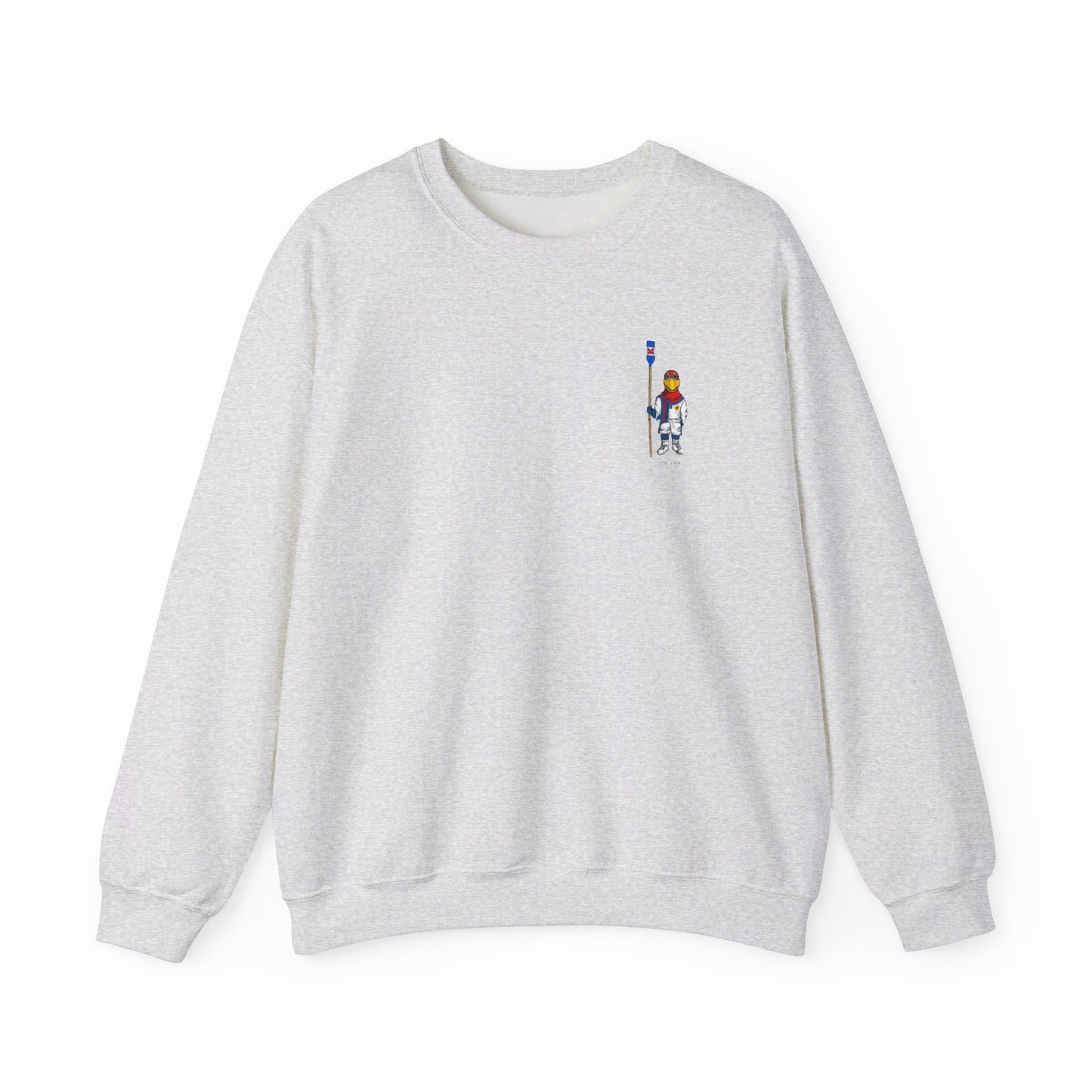 University of Kansas Women's Rowing Crewneck (side)