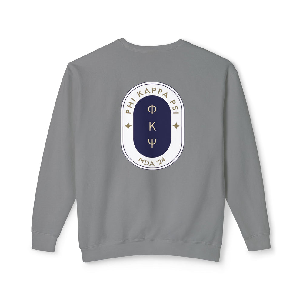 
                      
                        Phi Psi Crewneck (Grey - Blue Design)
                      
                    