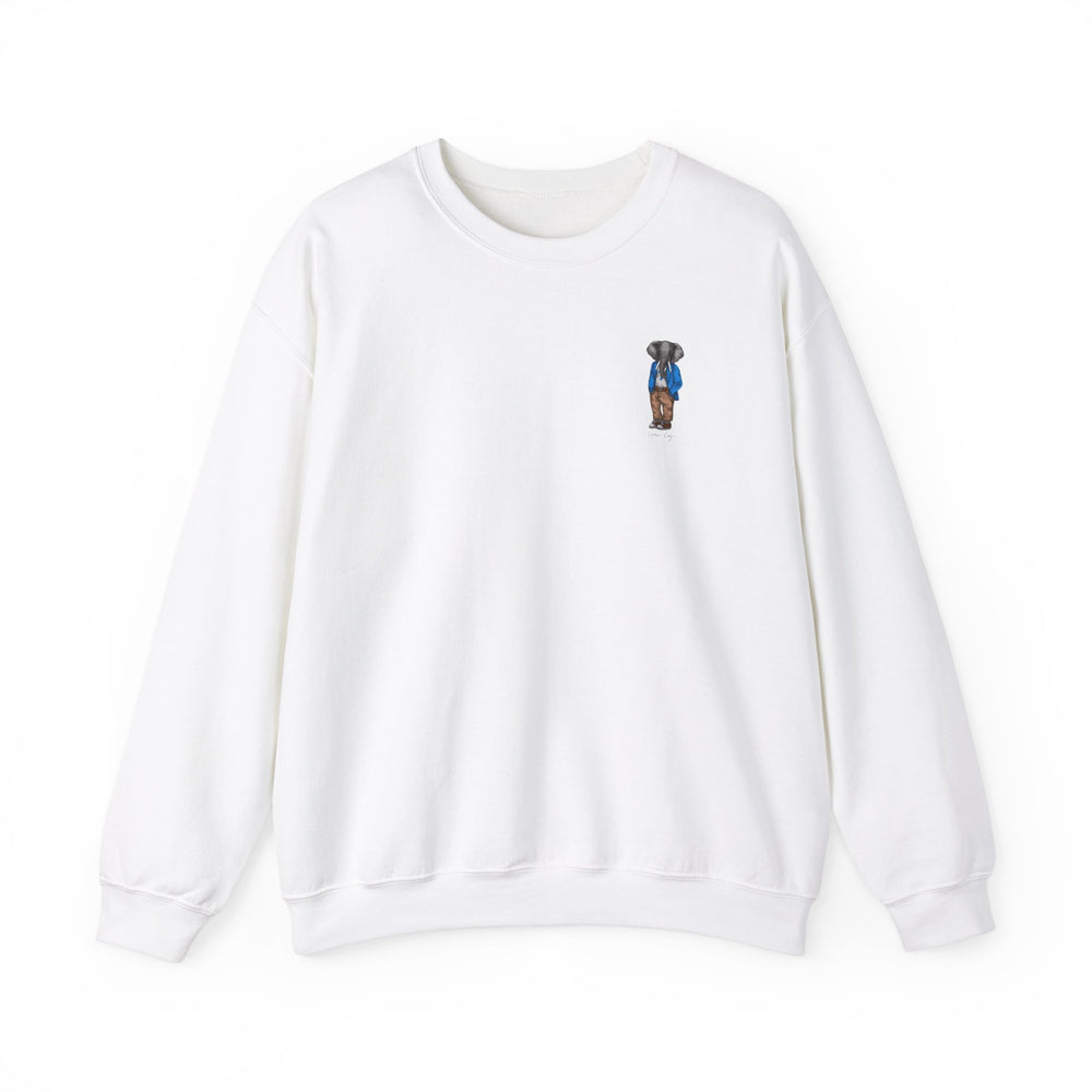 Tufts Uni Crewneck (side)