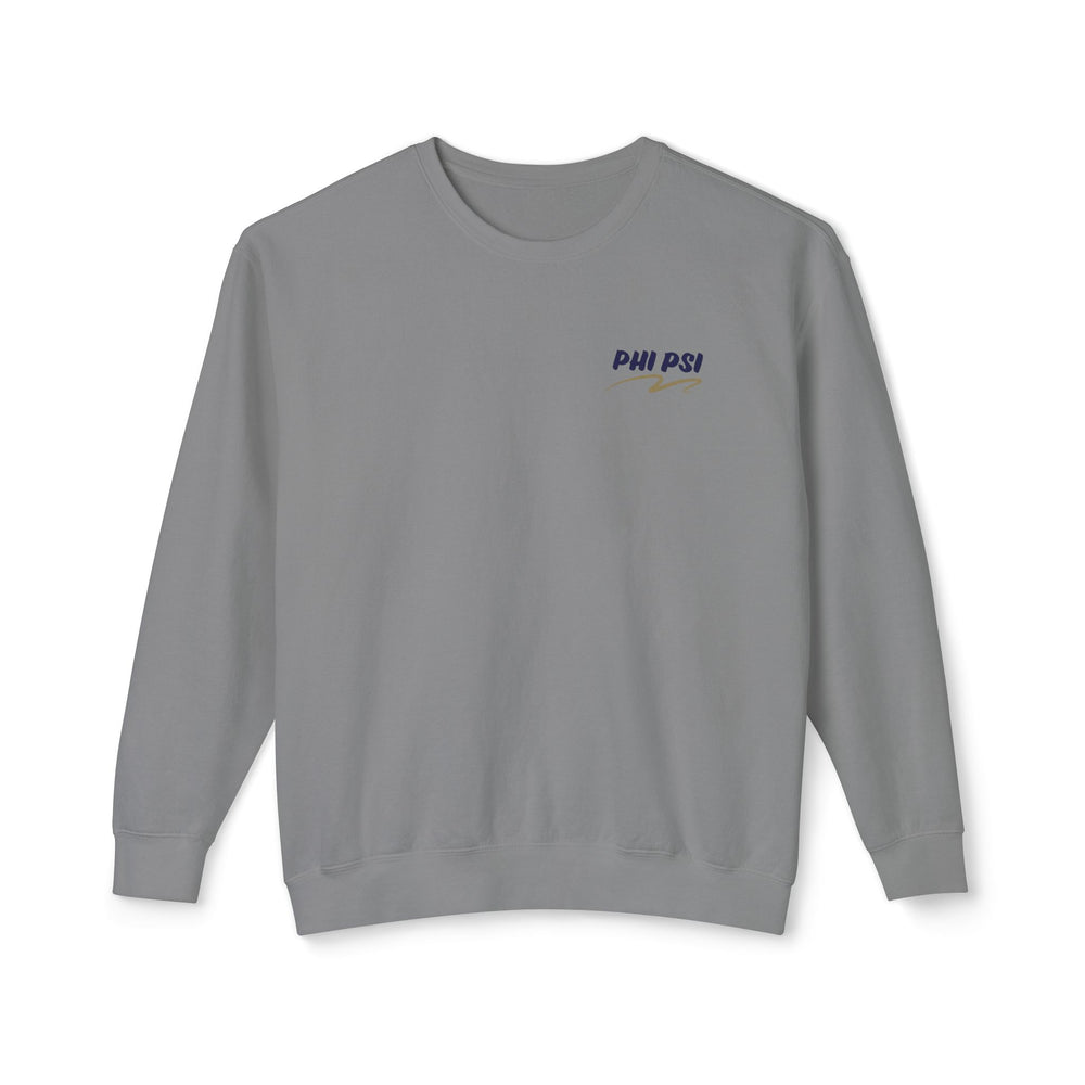 
                      
                        Phi Psi Crewneck (Grey - Blue Design)
                      
                    