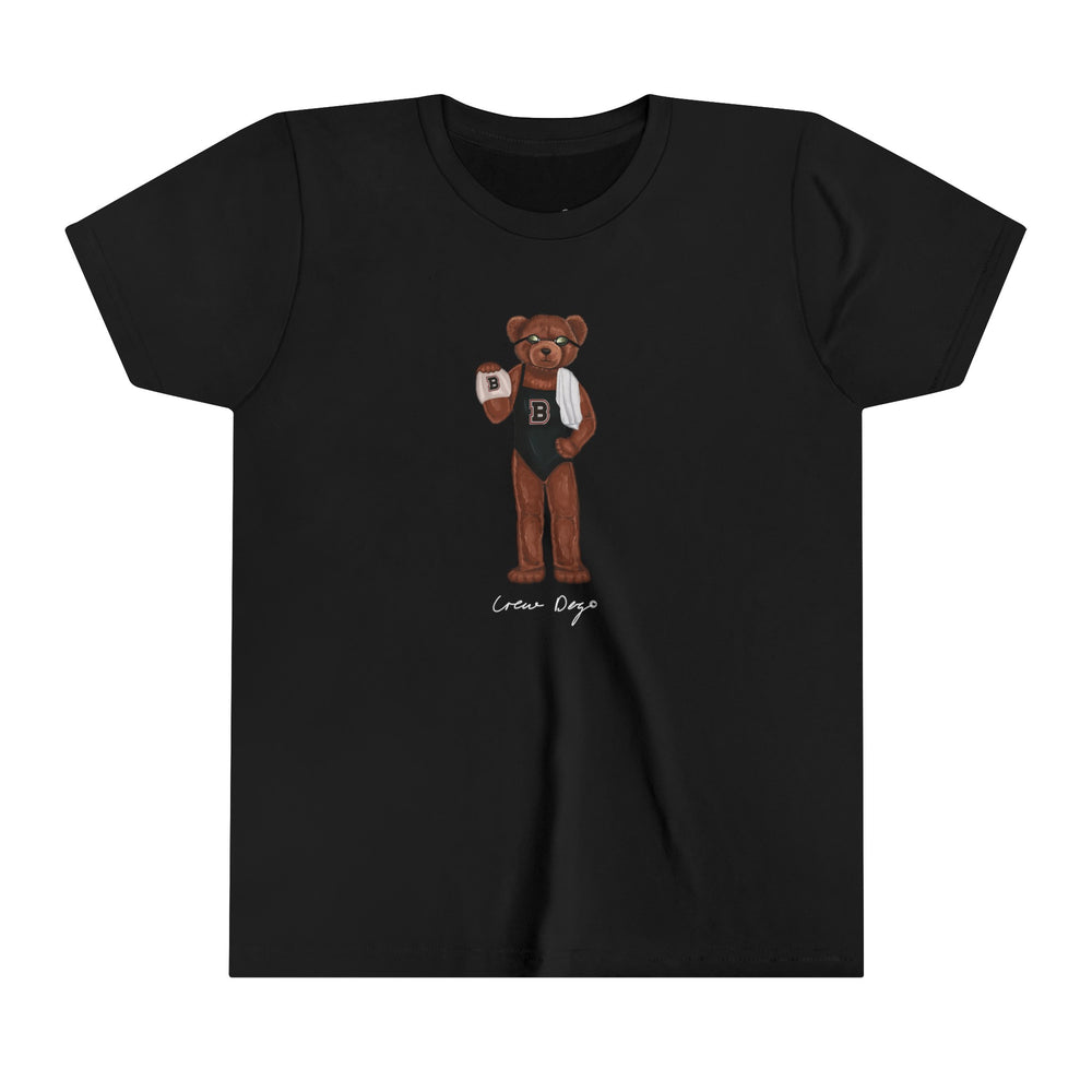 Brown Swim and Dive Baby Tee