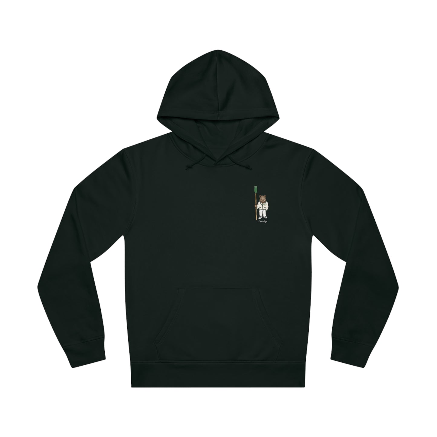 Queens' College BC Hoodie (side)