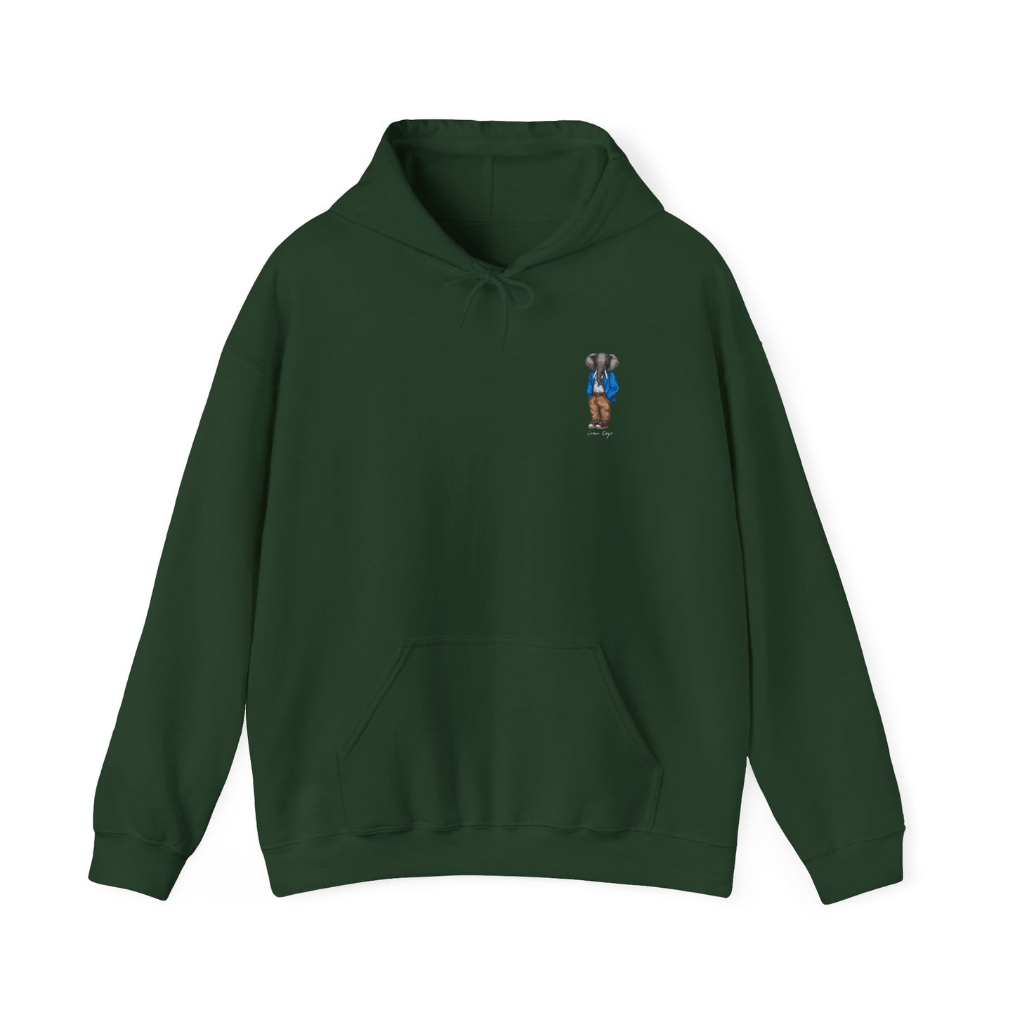 Tufts Uni Hoodie (side)