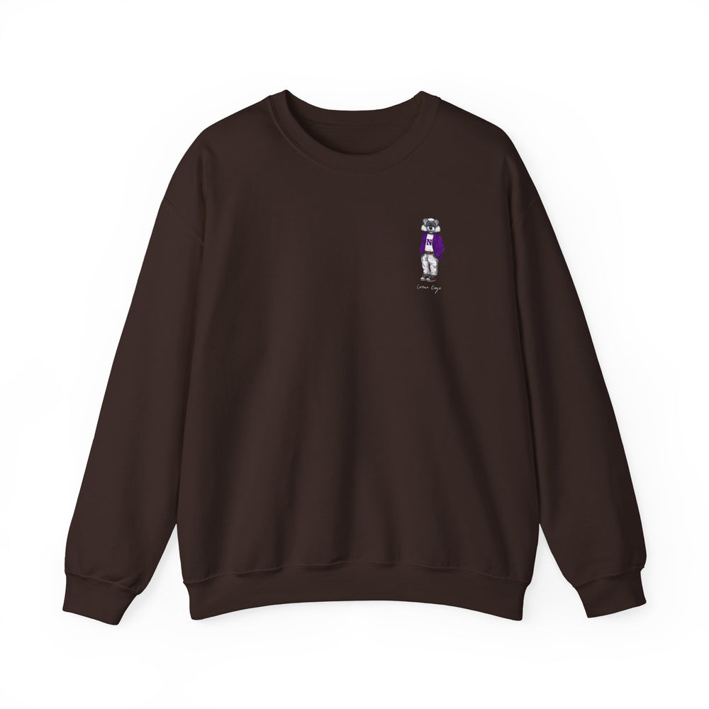 
                      
                        OG Northwestern Crewneck (side)
                      
                    