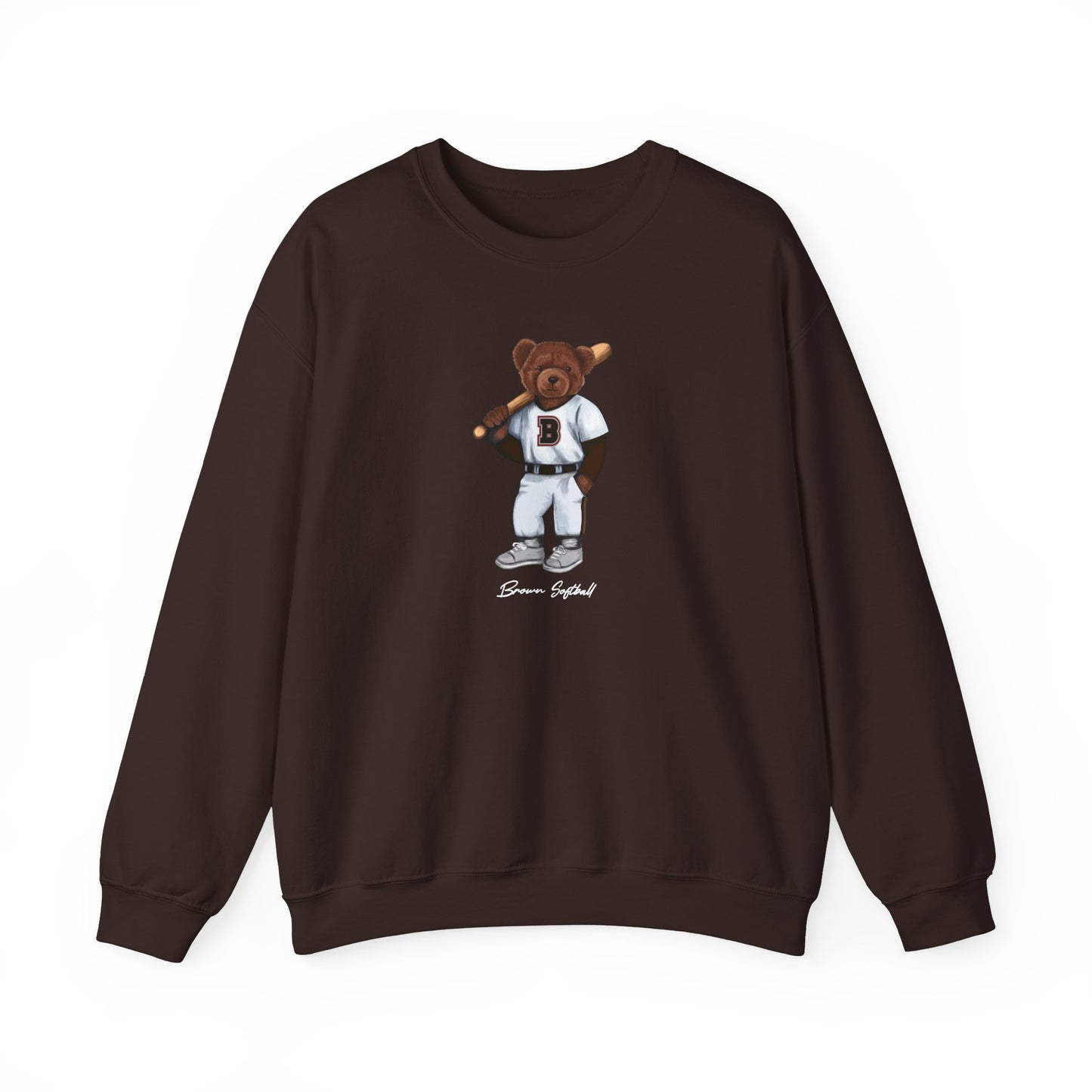 Brown Softball Crewneck