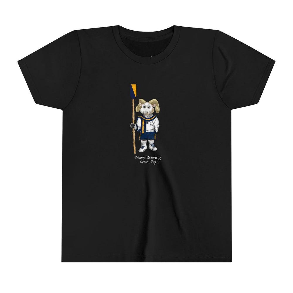 Navy Rowing Baby Tee