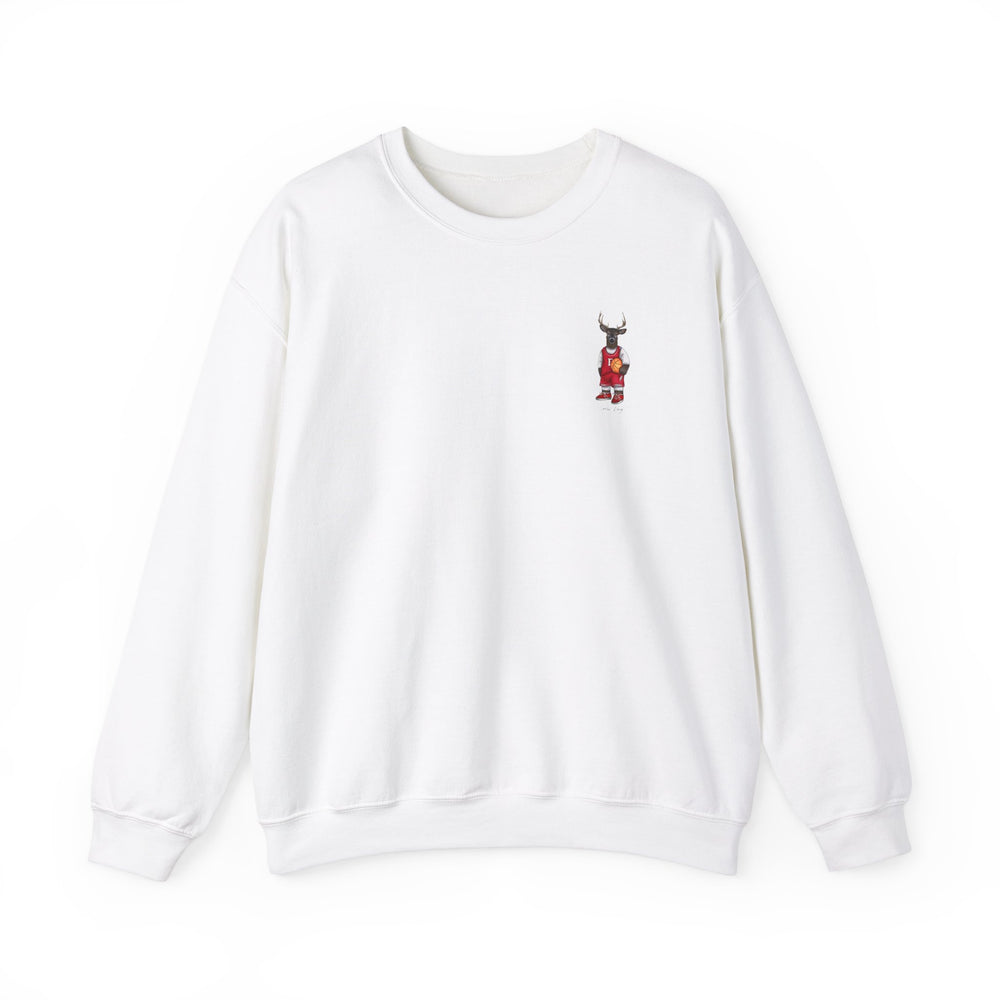 Fairfield Basketball Crewneck (side)