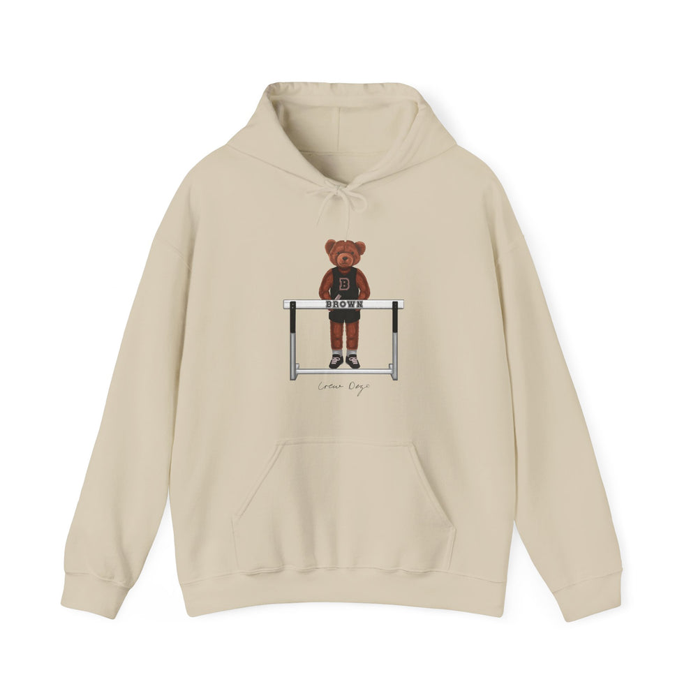 
                      
                        Brown Hurdles Hoodie
                      
                    