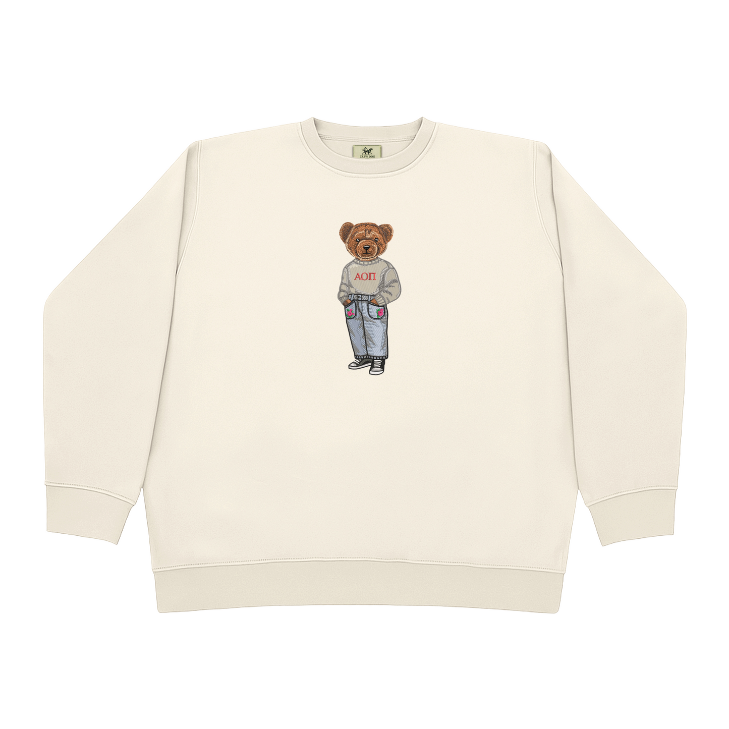 Alpha Omicron Pi Original Embroidered Crewneck