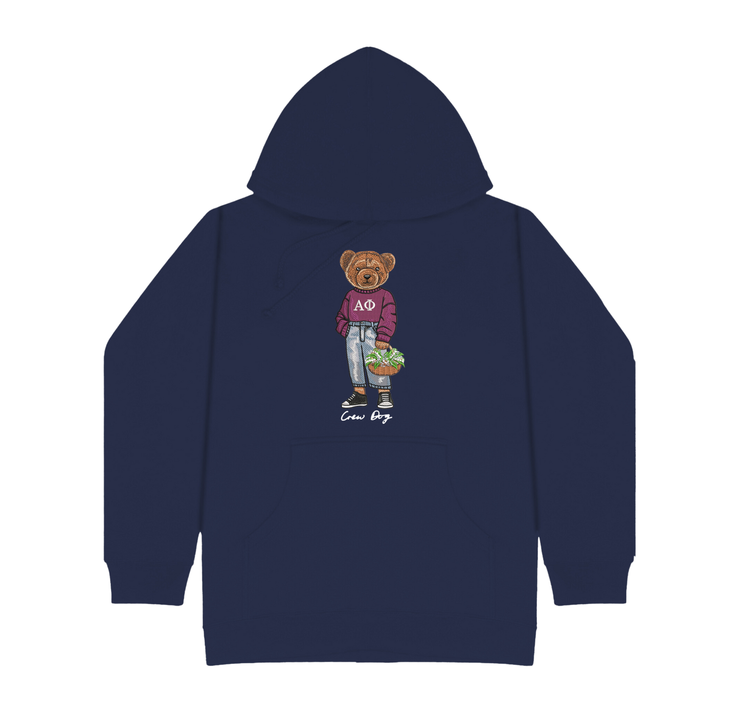 ΑΦ Flowers Hoodie
