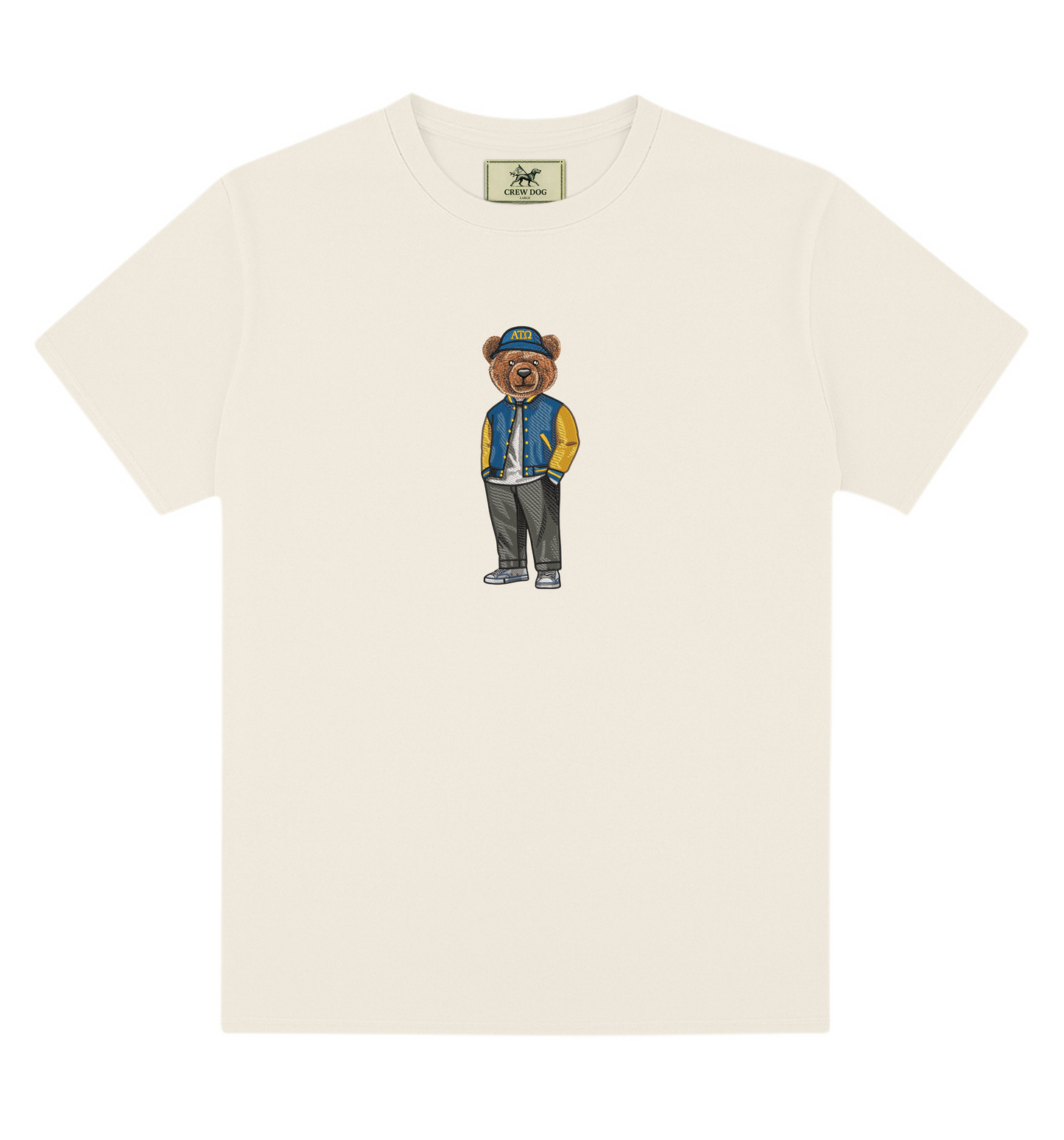 Alpha Tau Omega Bear Bucket Hat Embroidered Tee