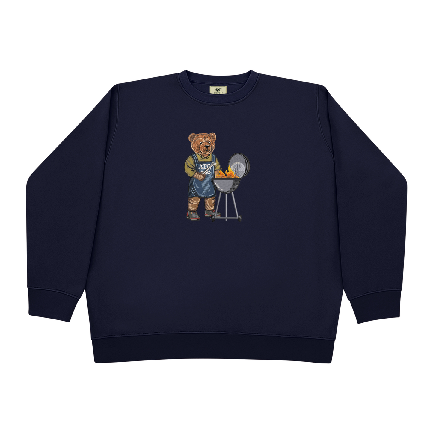 Alpha Tau Omega Barbecue Embroidered Crewneck