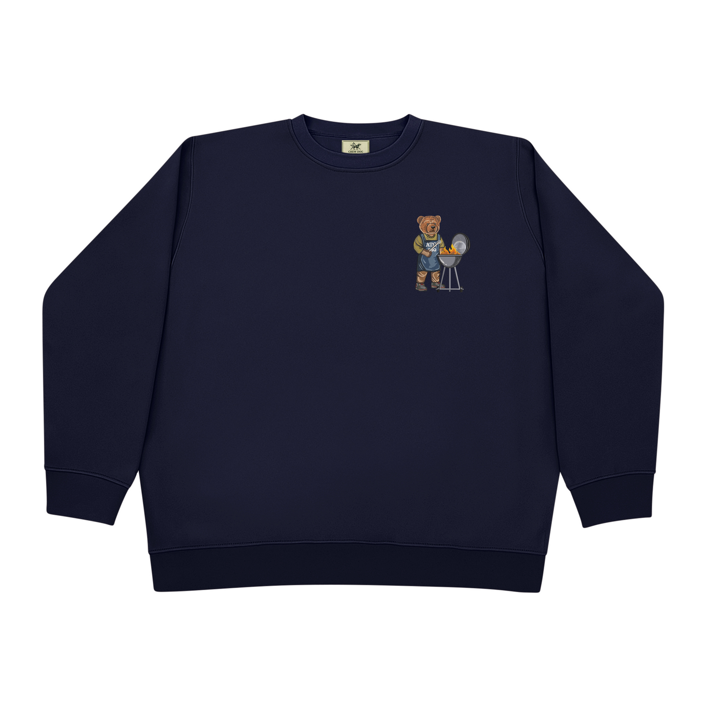 Alpha Tau Omega Barbecue Embroidered Crewneck