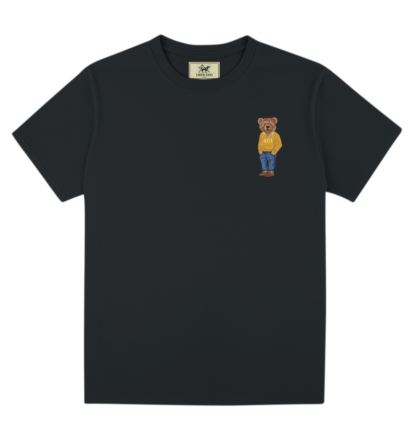 Alpha Tau Omega Bear Original Embroidered Tee