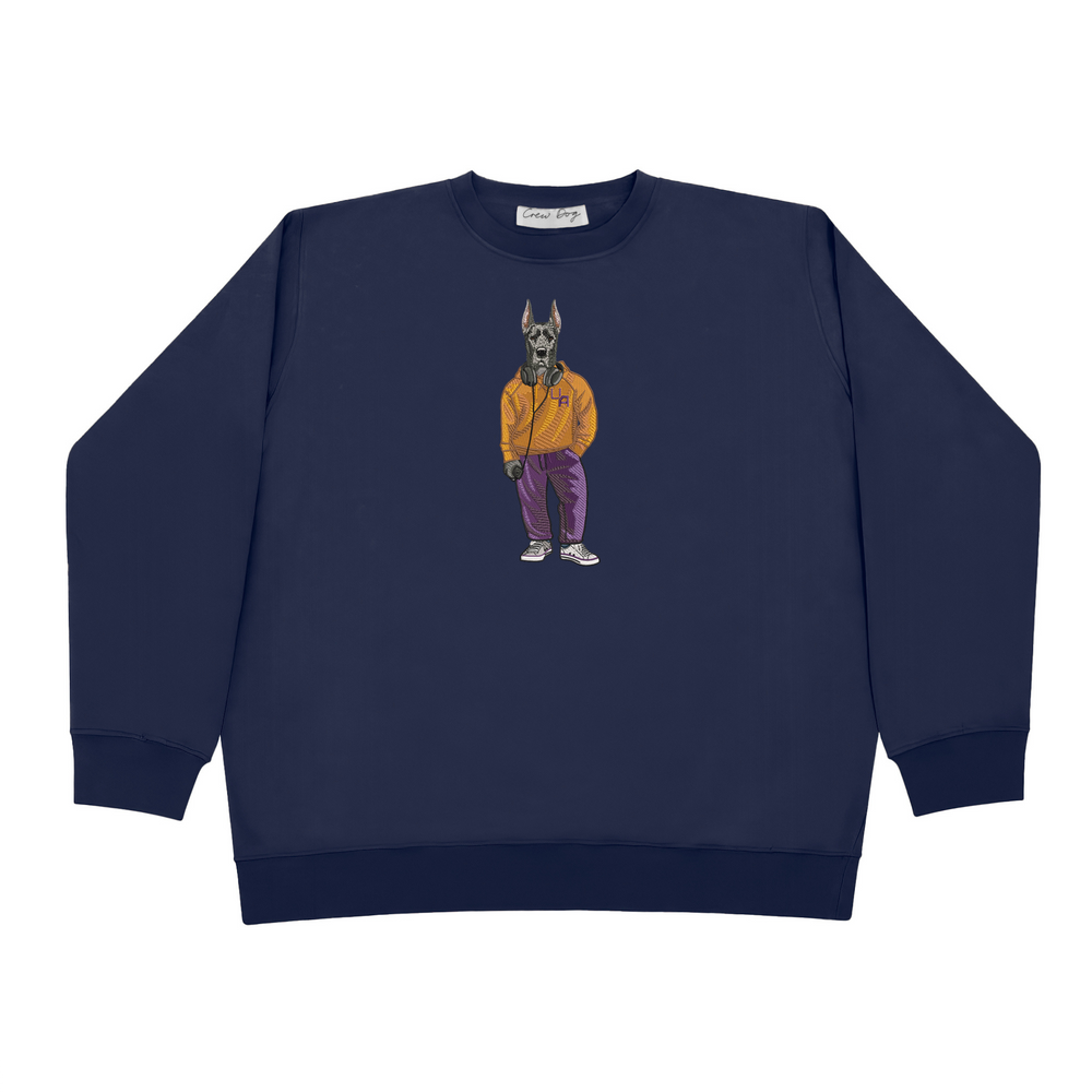 
                      
                        University of Albany Headphones Crewneck
                      
                    