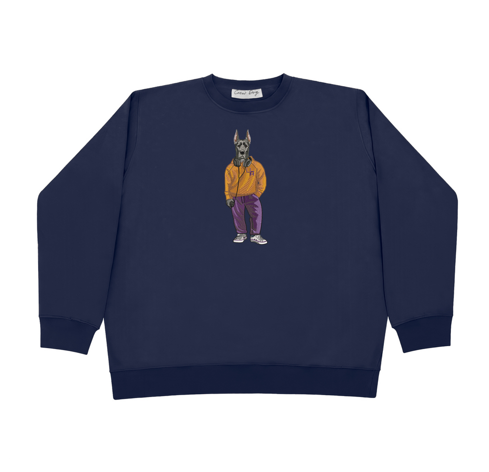 University of Albany Headphones Crewneck