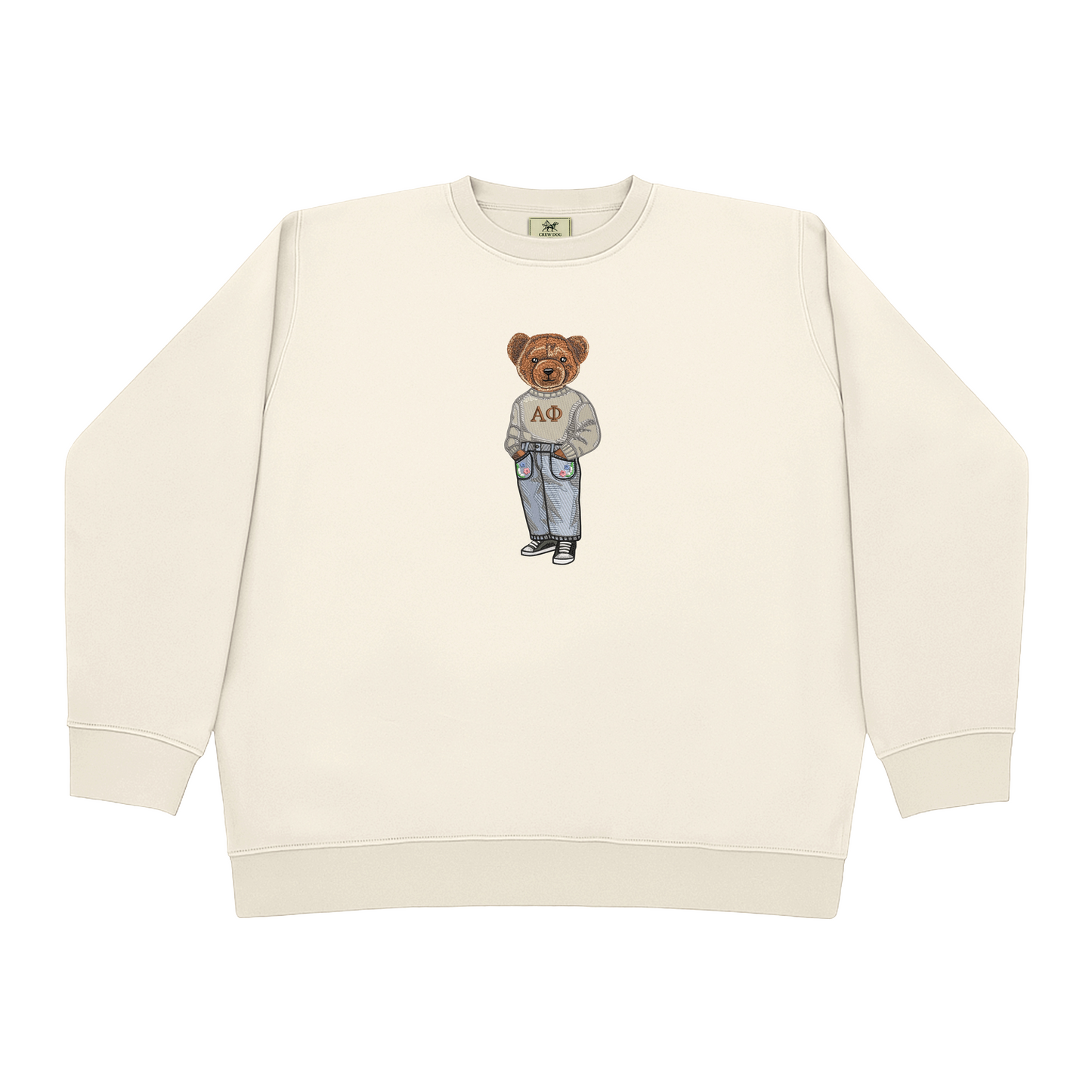 Alpha Phi Original Embroidered Crewneck