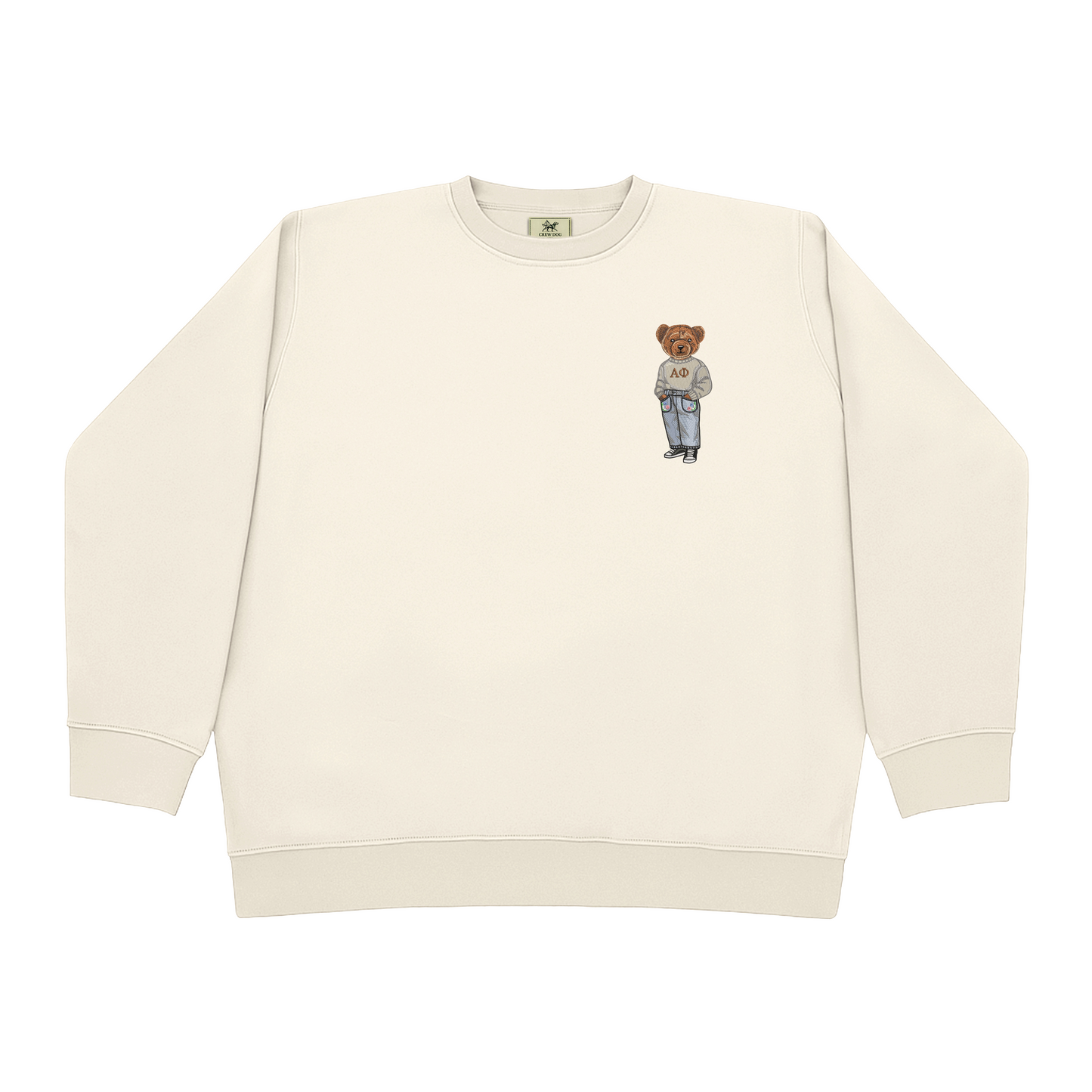 Alpha Phi Original Embroidered Crewneck