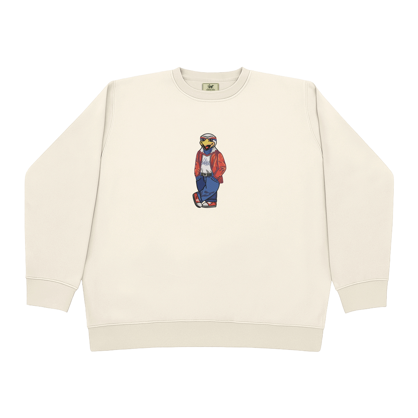 American University Original Embroidered Crewneck
