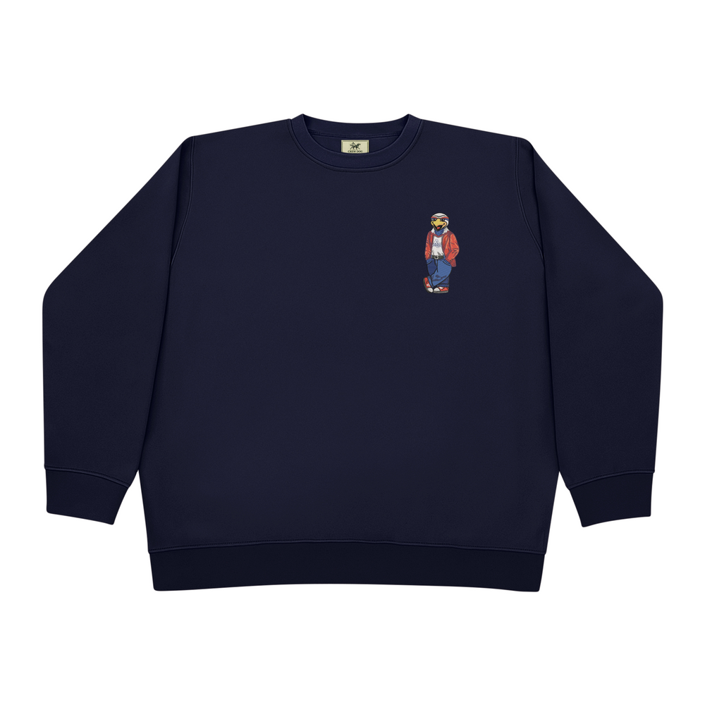 
                      
                        American University Original Embroidered Crewneck
                      
                    