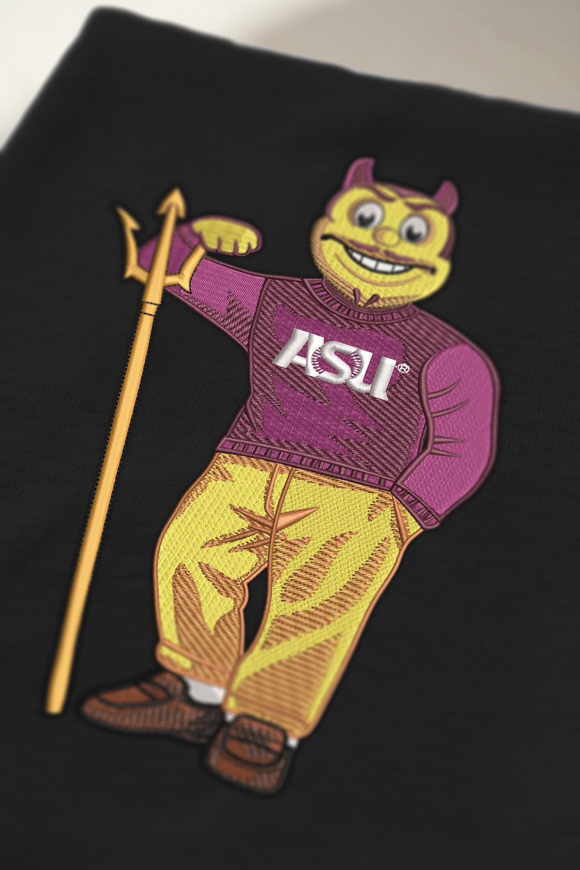 Arizona State University Embroidered Crewneck