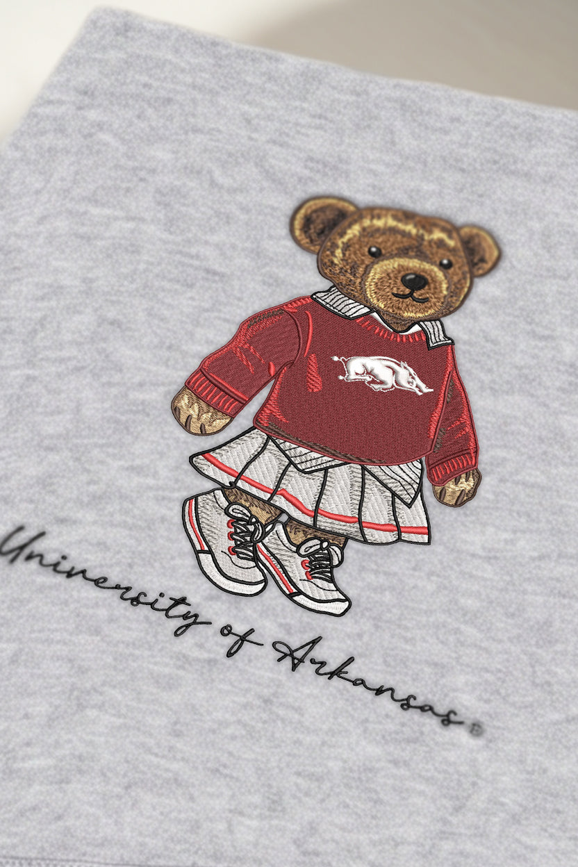 University of Arkansas Teddy Embroidered Hoodie