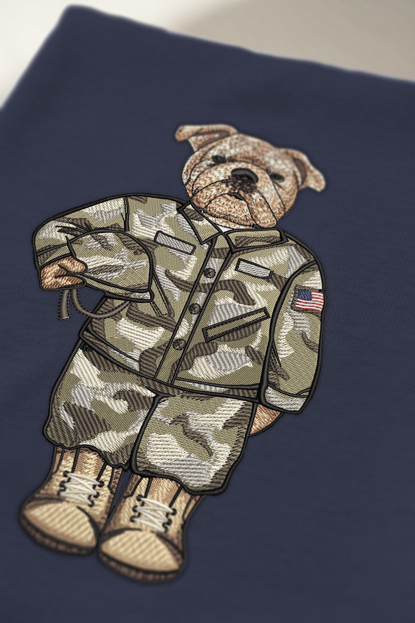 Army Operational Camo Embroidered Hoodie