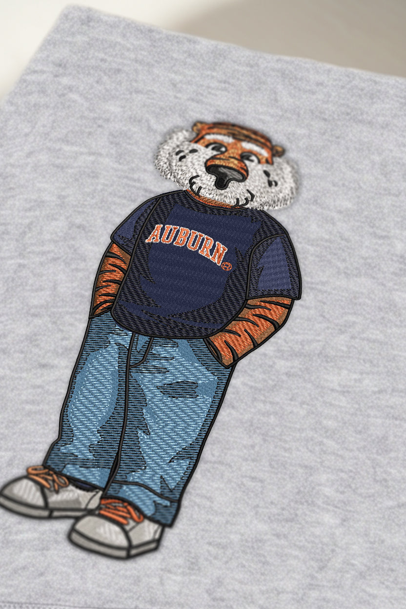 Auburn Tee Embroidered Hoodie