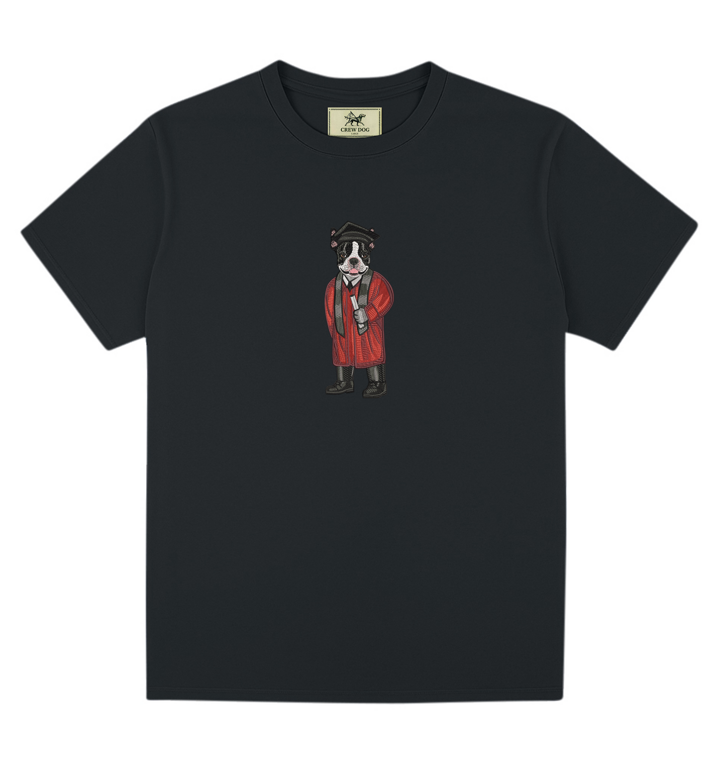 Boston University Graduation Embroidered Tee
