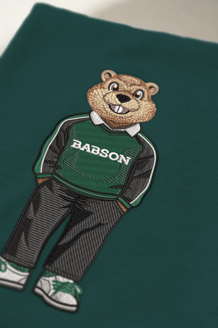 Babson Sweater Embroidered Crewneck