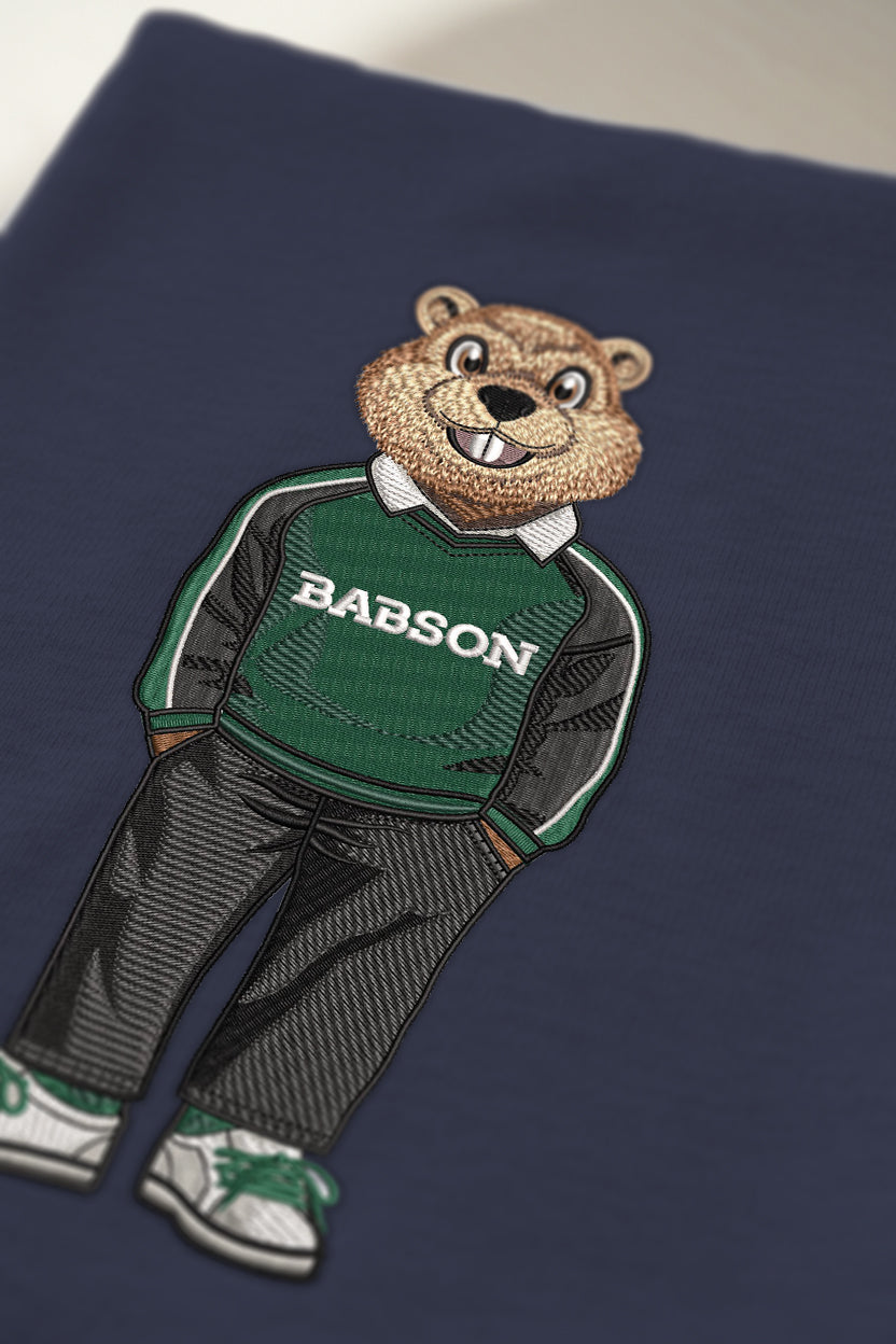 Babson Sweater Embroidered Tee