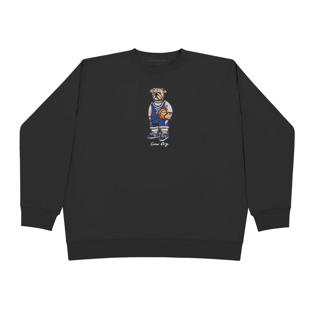 Embroidered Yale Basketball Crewneck (Center)