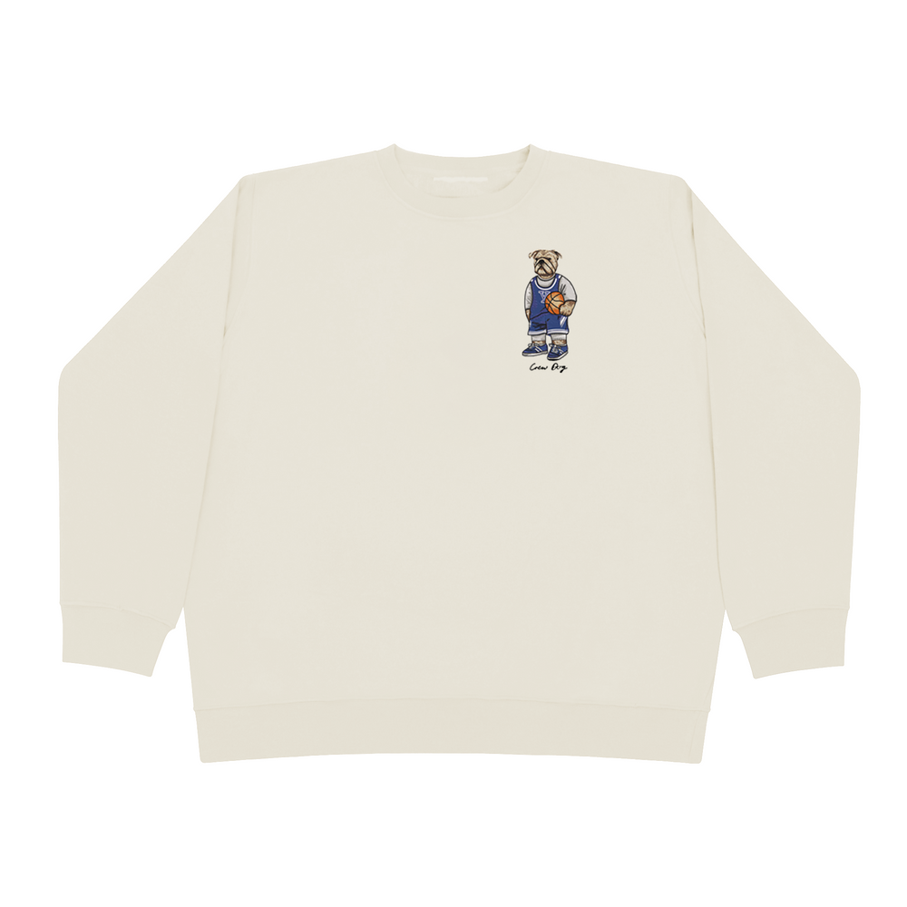 
                      
                        Embroidered Yale Basketball Crewneck (Side)
                      
                    