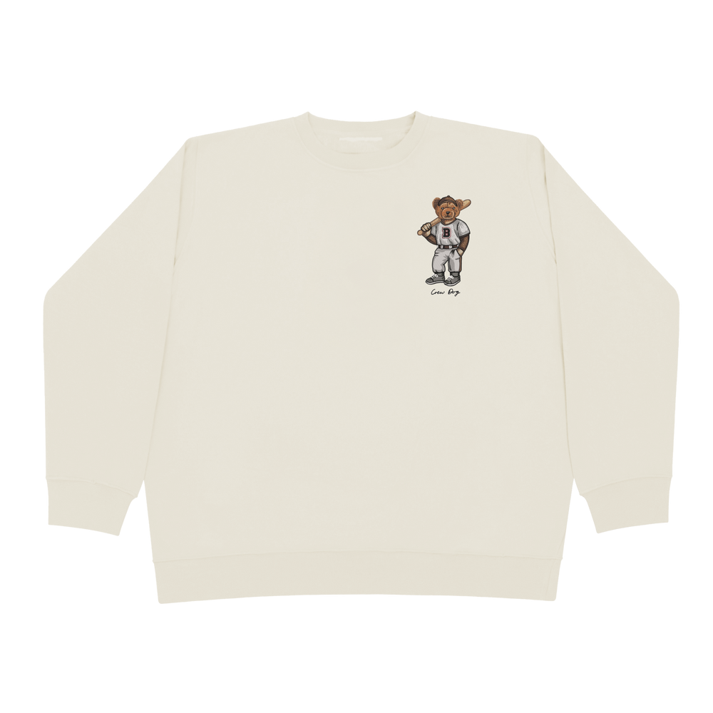 
                      
                        Embroidered Brown Baseball Crewneck
                      
                    