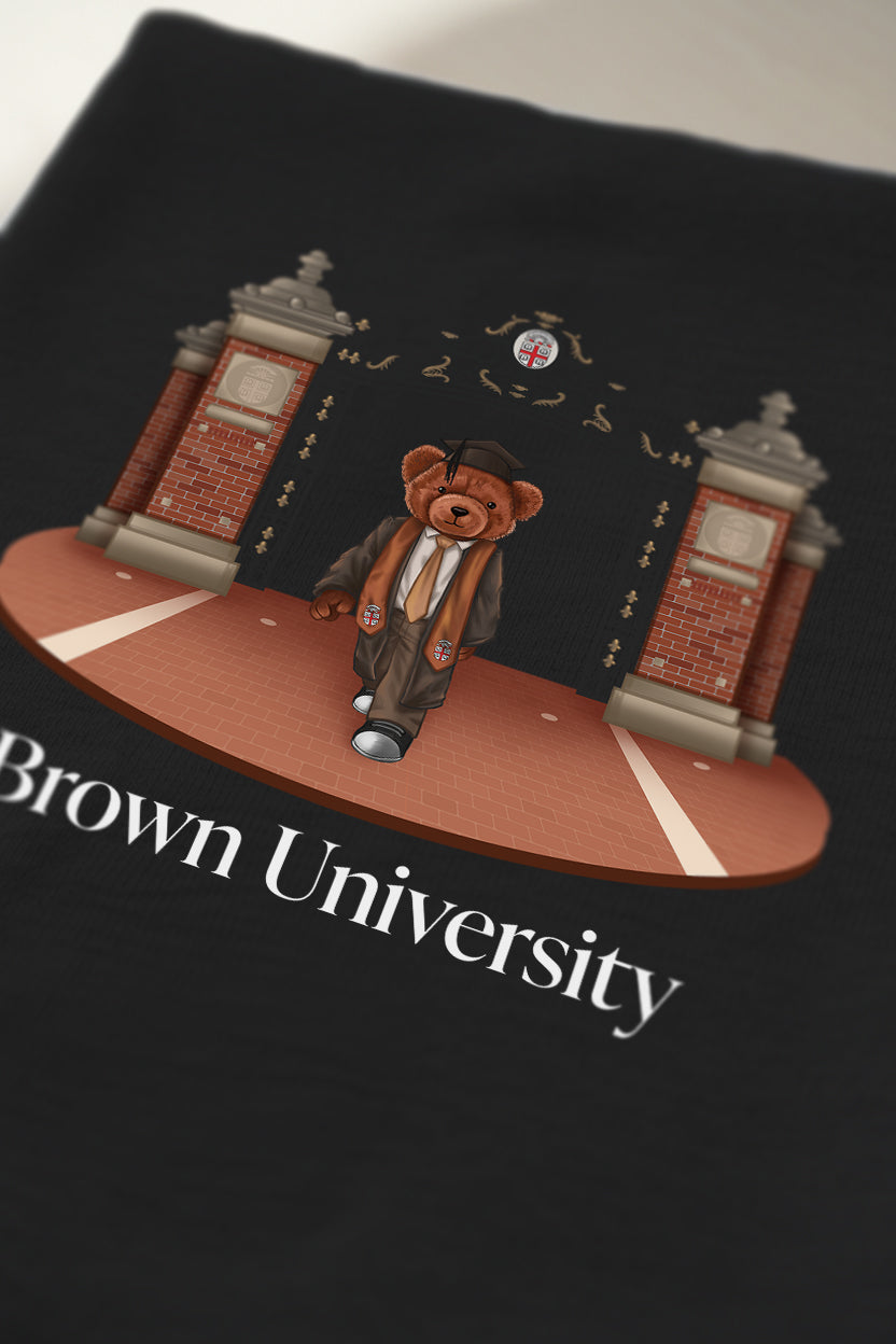 Brown Ceremonial Gates 2 Screen-printed Tee