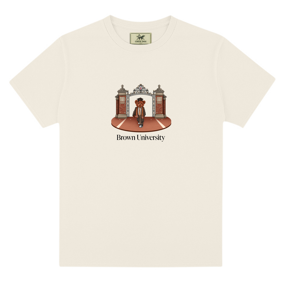 
                      
                        Brown Ceremonial Gates 2 Screen-printed Tee
                      
                    