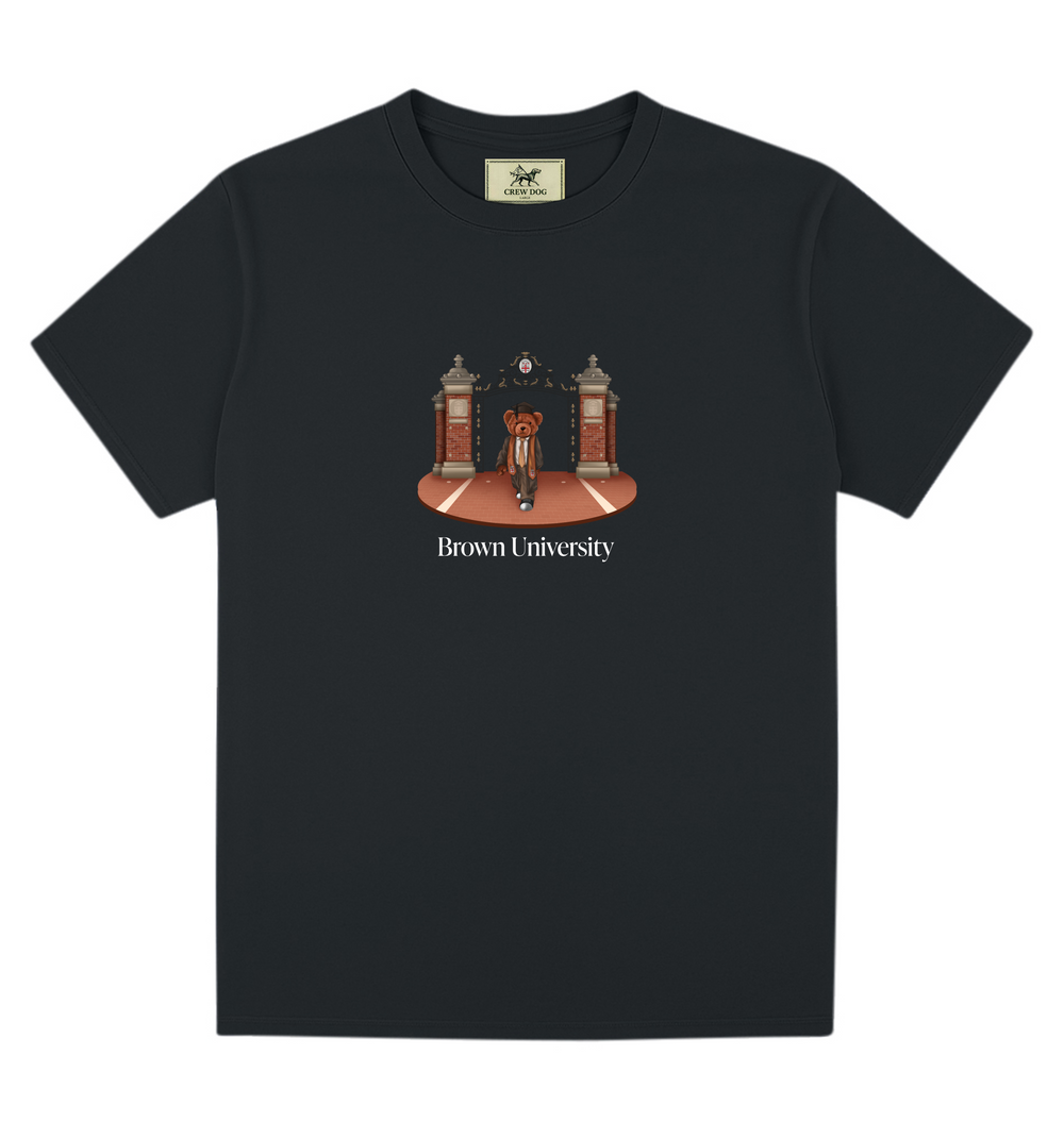 Brown Ceremonial Gates 2 Screen-printed Tee
