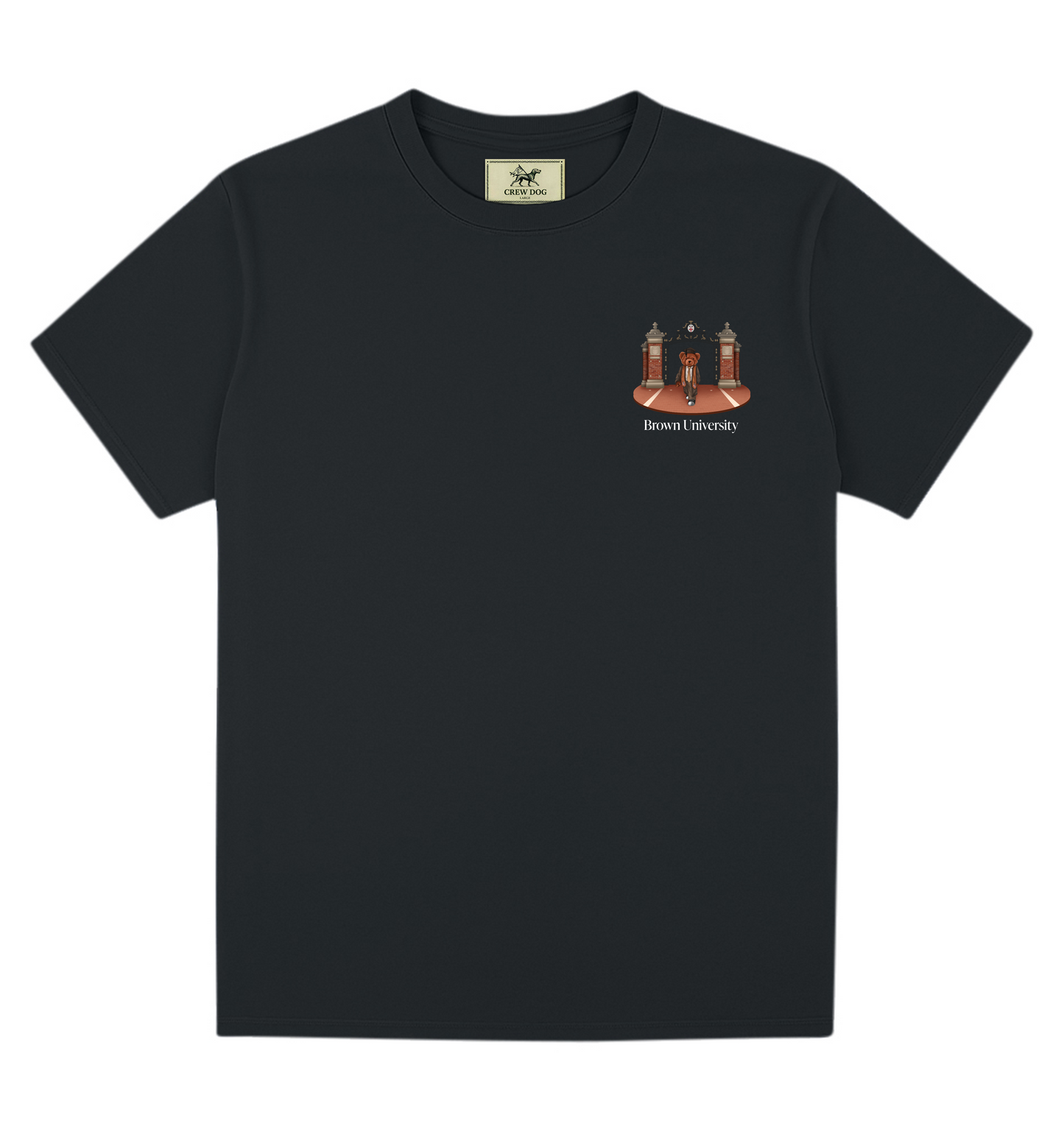 Brown Ceremonial Gates 2 Screen-printed Tee