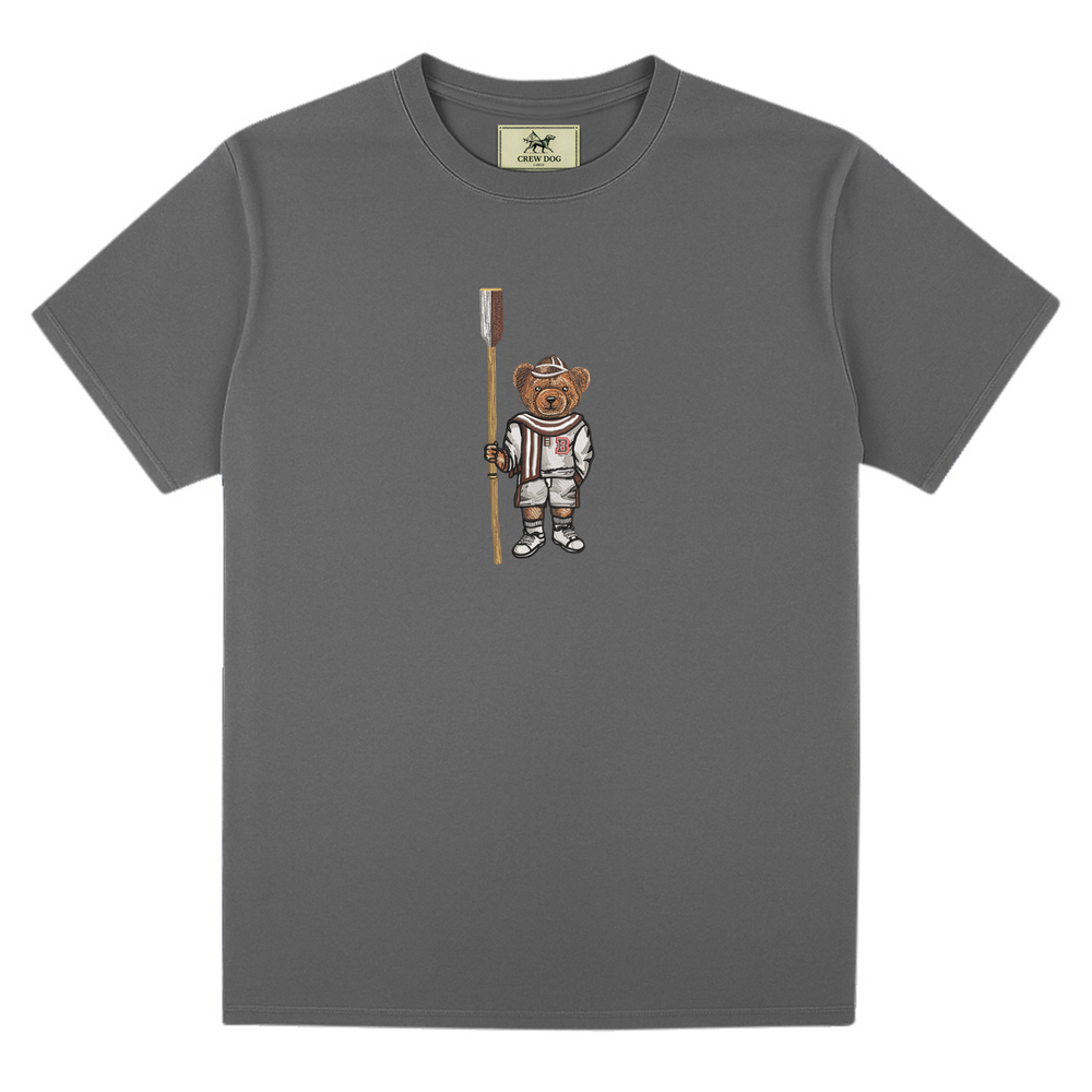 
                      
                        Brown Crew Embroidered Tee
                      
                    