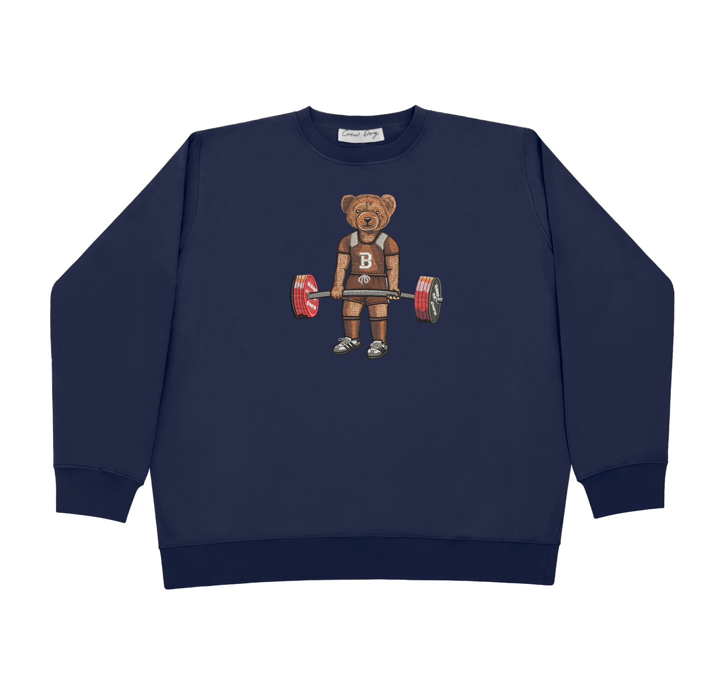 Brown Deadlifting Crewneck