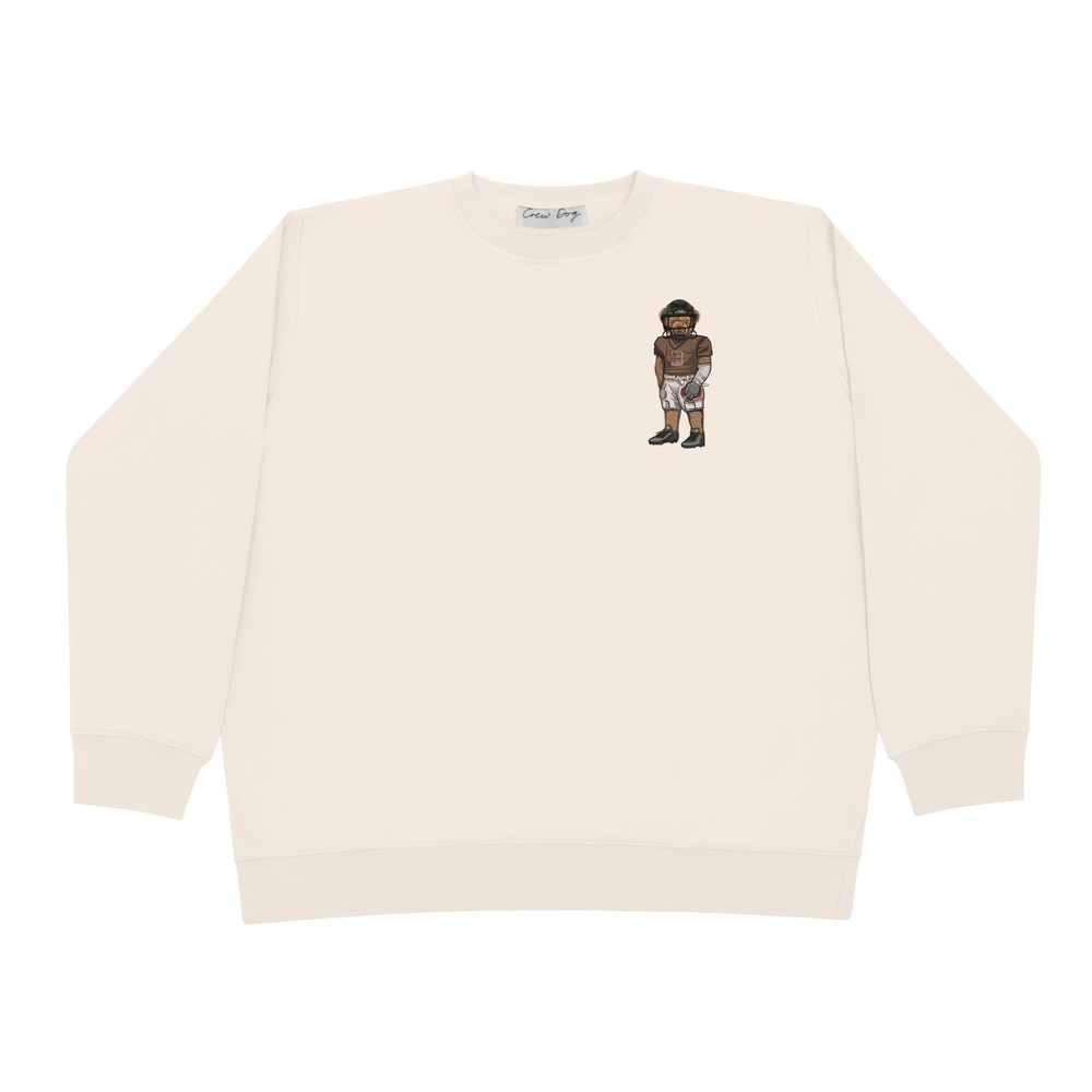 
                      
                        Brown Football Crewneck
                      
                    