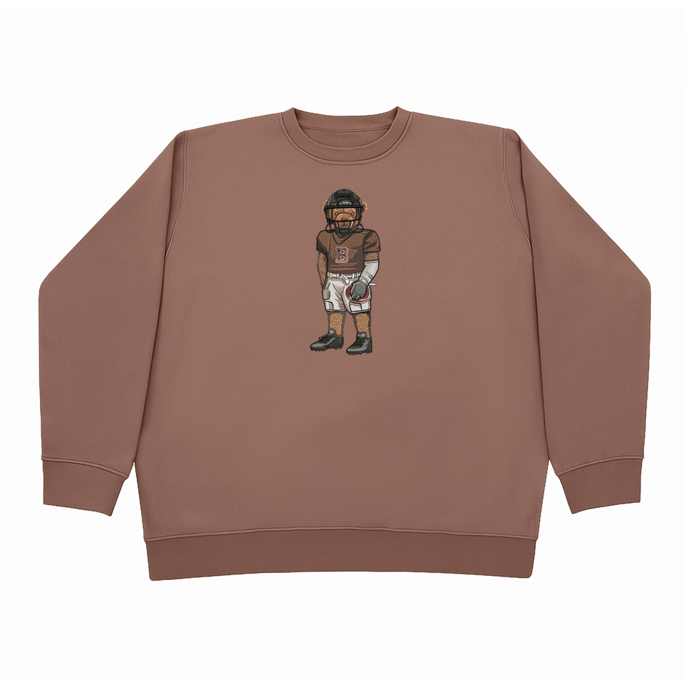 
                      
                        Brown Football Crewneck
                      
                    