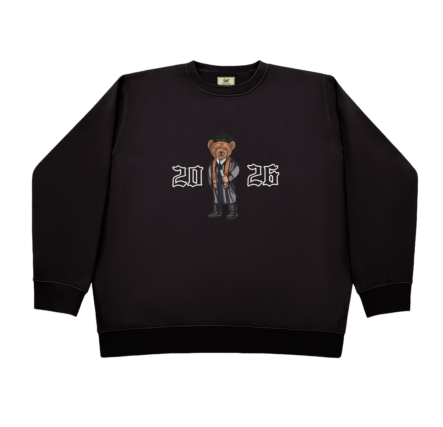 Brown Graduation 2026 Embroidered Crewneck