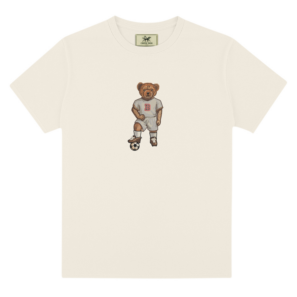 
                      
                        Brown Soccer Embroidered Tee
                      
                    